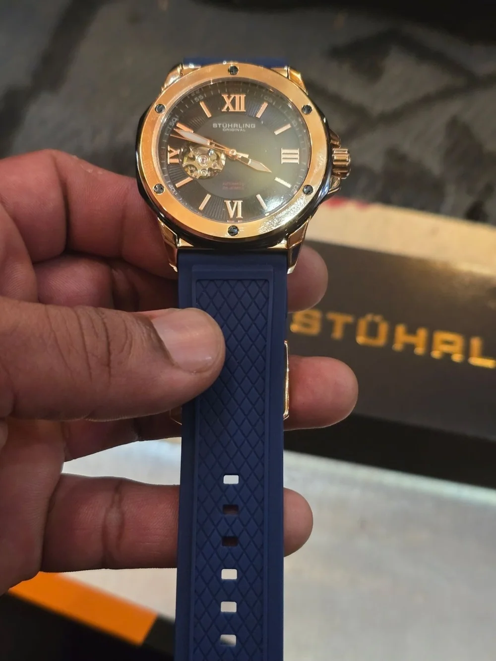 Stuhrling Original Edwardian Automatic 44mm Skeleton